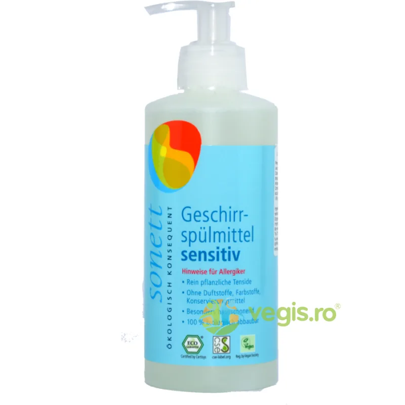 Detergent pentru Vase Sensitiv Neutru Bio 300ml SONETT — preț și oferte