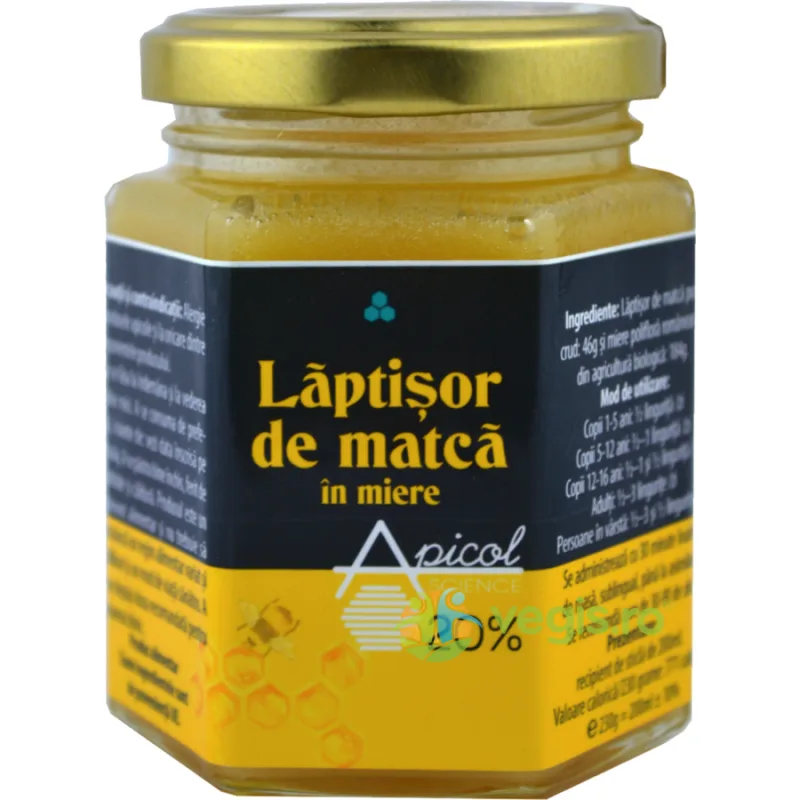 Laptisor de Matca in Miere (20%) 230g APICOLSCIENCE — preț și oferte