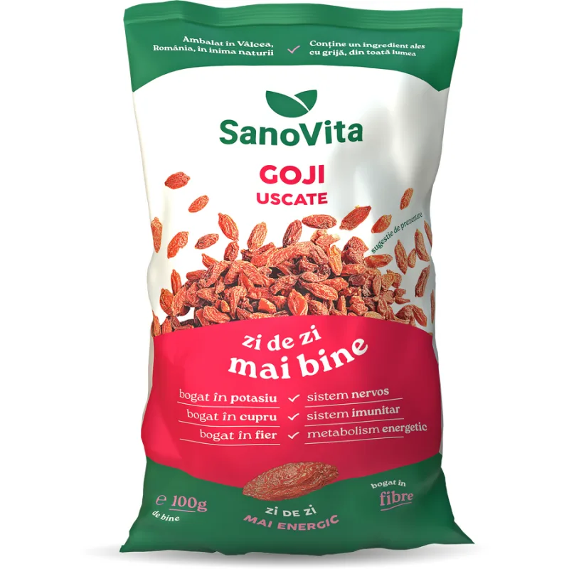 Goji Uscate 100g SANOVITA — preț și oferte