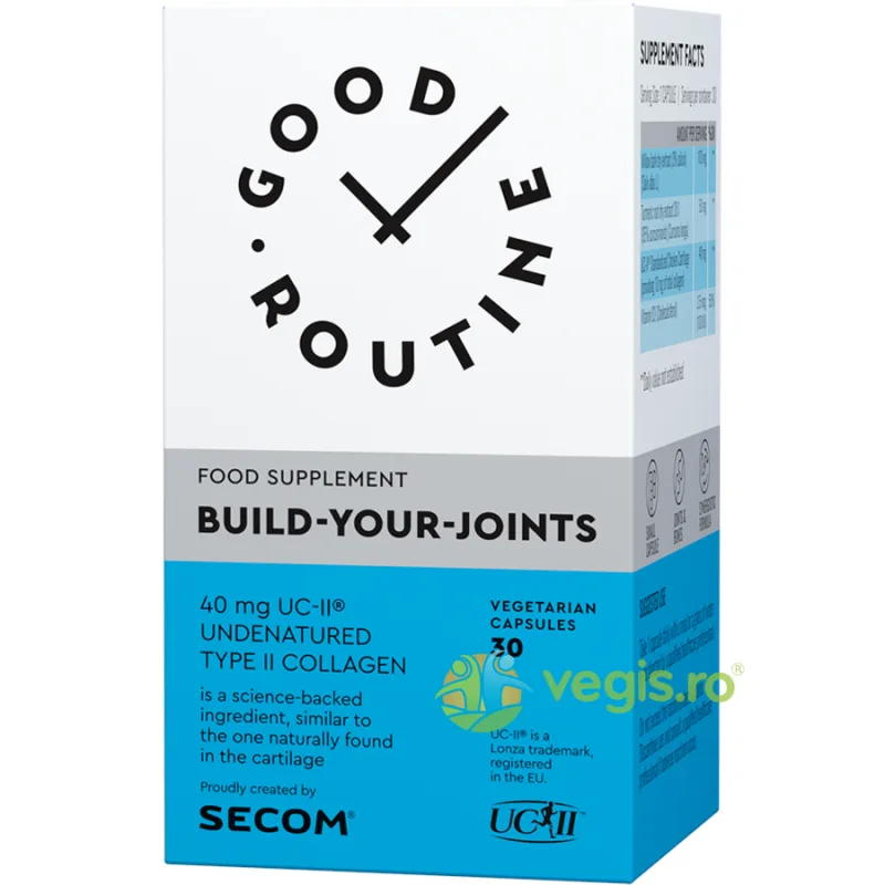 Build Your Joints 30cps vegetale Secom, GOOD ROUTINE — preț și oferte