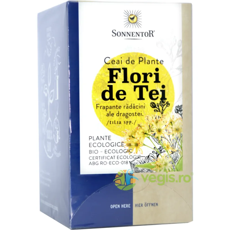 Ceai Flori de Tei Ecologic/Bio 18dz SONNENTOR — preț și oferte