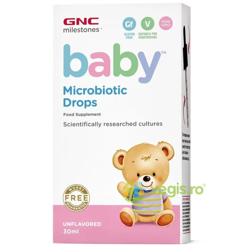 Probiotice Picaturi pentru Bebelusi Milestone Baby 30ml GNC — preț și oferte