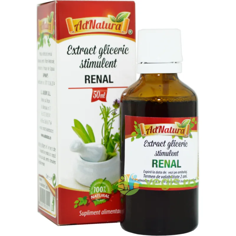 Extract Gliceric Stimulent Renal 50ml ADNATURA — preț și oferte