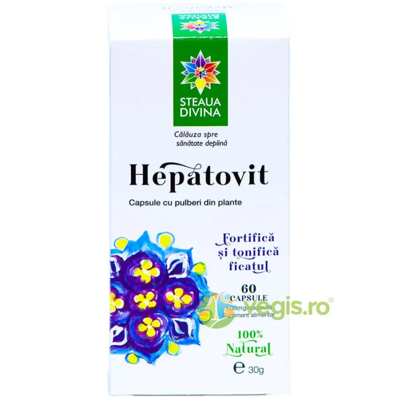 Hepatovit  60cps STEAUA DIVINA — preț și oferte