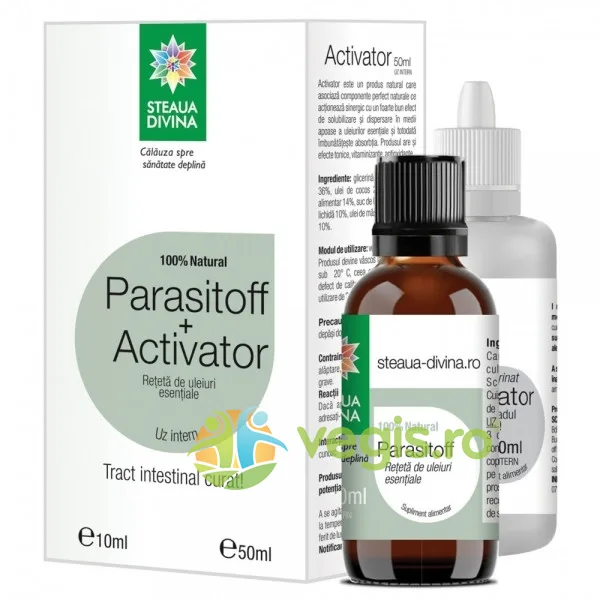 Parasitoff 10ml + Activator 50ml STEAUA DIVINA — preț și oferte