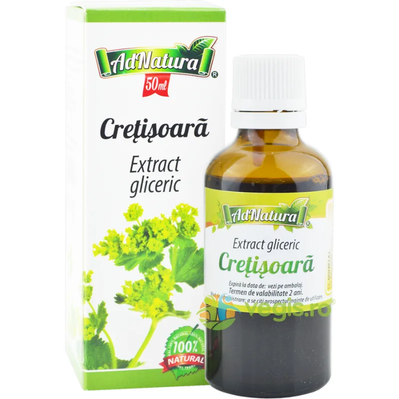 Extract Gliceric de Cretisoara fara Alcool 50ml ADNATURA — preț și oferte