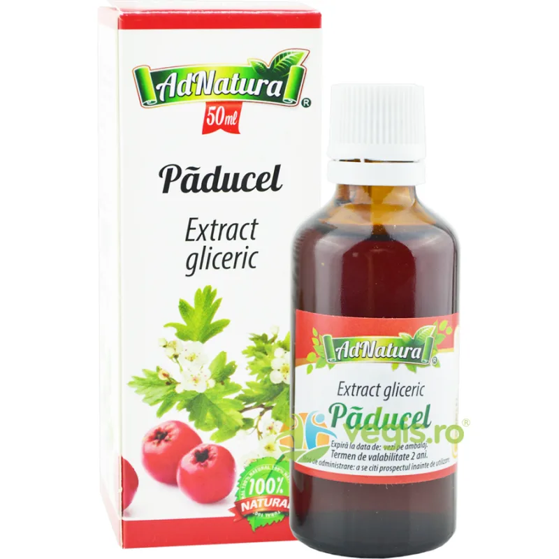 Extract Gliceric de Paducel fara Alcool 50ml ADNATURA — preț și oferte