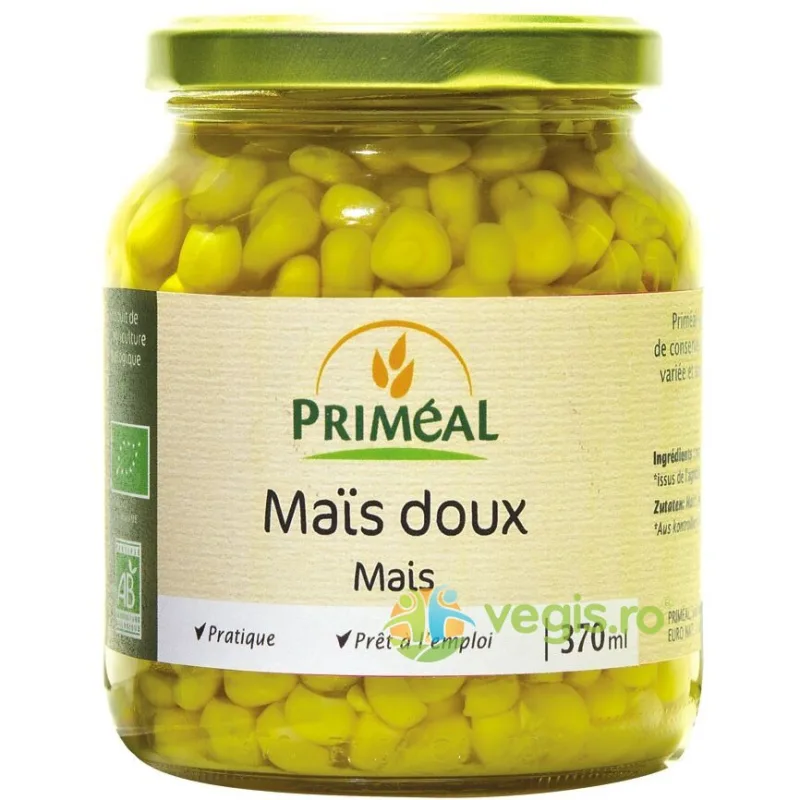 Porumb Dulce Ecologic/Bio 370ml PRIMEAL — preț și oferte