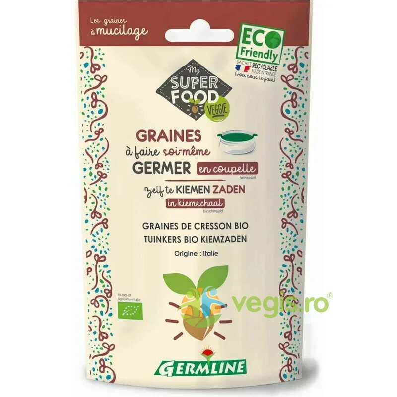 Seminte de Creson pentru Germinat Ecologice/Bio 100g GERMLINE — preț și oferte