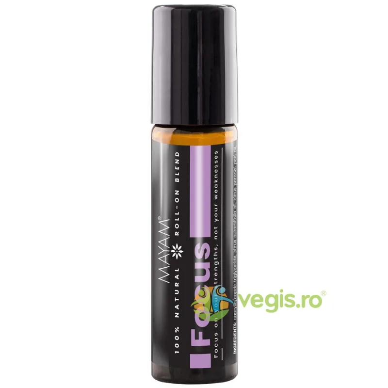 Roll-On Focus Amestec de Uleiuri Esentiale 10ml MAYAM — preț și oferte