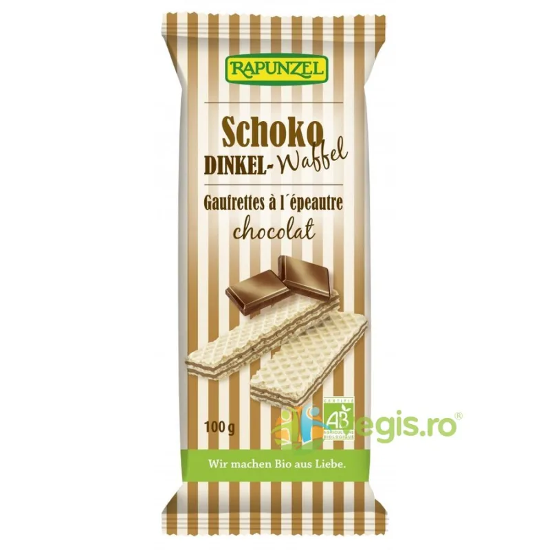 Napolitana cu Ciocolata Ecologica/Bio 100g Rapunzel — preț și oferte
