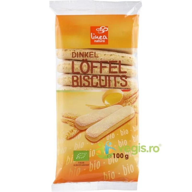Piscoturi din Spelta cu Ou Ecologice/Bio 100g LINEA NATURA — preț și oferte