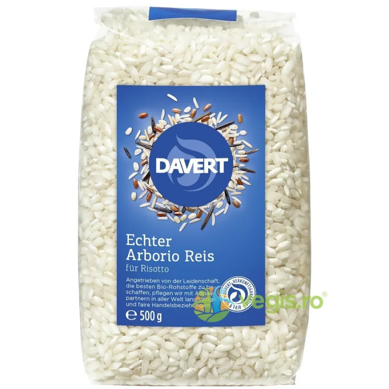 Orez Alb Arborio pentru Risotto Ecologic/Bio 500g DAVERT — preț și oferte