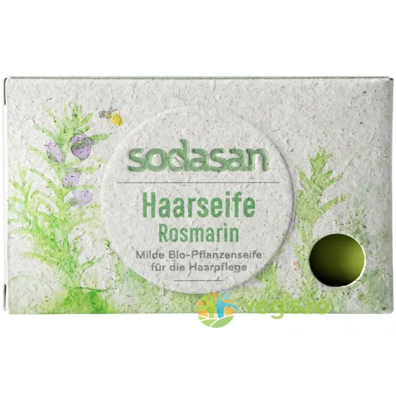 Sapun pentru Par cu Rozmarin 100g Sodasan — preț și oferte