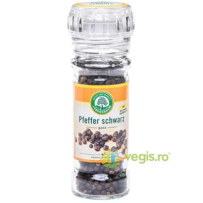 Piper Negru in Rasnita Ecologic/Bio 45g LEBENSBAUM — preț și oferte
