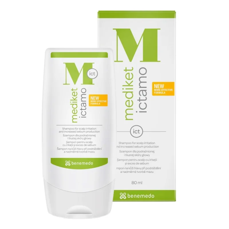 Sampon pentru scalp iritat Mediket Ictamo, 80ml, Benemedo — preț și oferte
