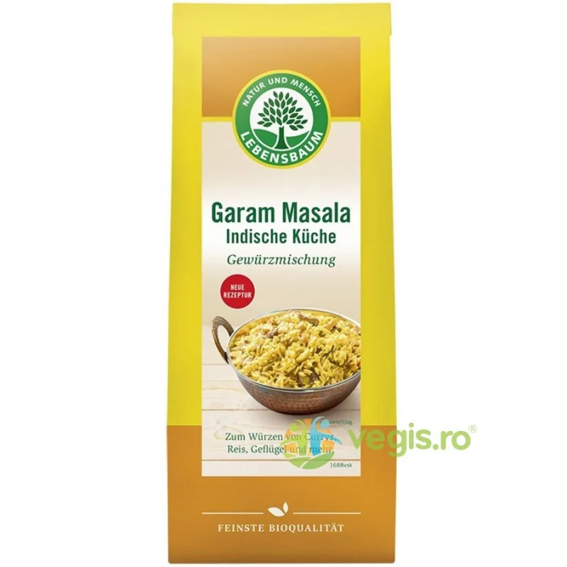 Garam Masala pentru Bucataria Indiana Ecologica/Bio 40g LEBENSBAUM — preț și oferte