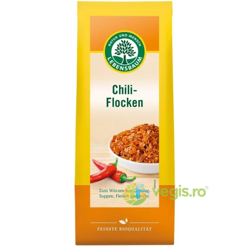 Fulgi de Chilli Ecologici/Bio 45g LEBENSBAUM — preț și oferte