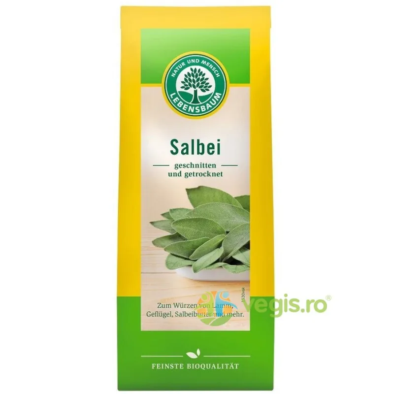 Frunze de Salvie Maruntite Ecologice/Bio 12.5g LEBENSBAUM — preț și oferte