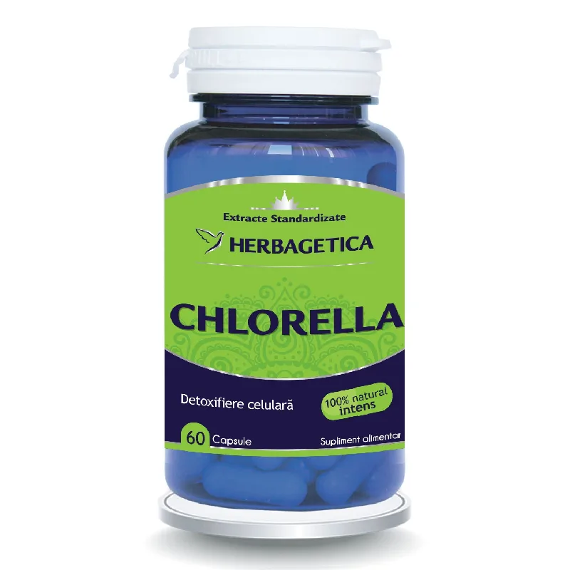 Chlorella, 60 capsule, Herbagetica — preț și oferte