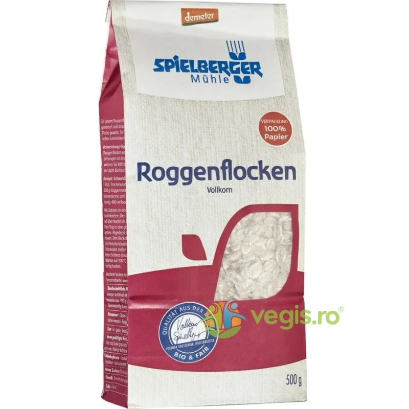 Fulgi Integrali de Secara Demeter Ecologici/Bio 500g SPIELBERGER — preț și oferte