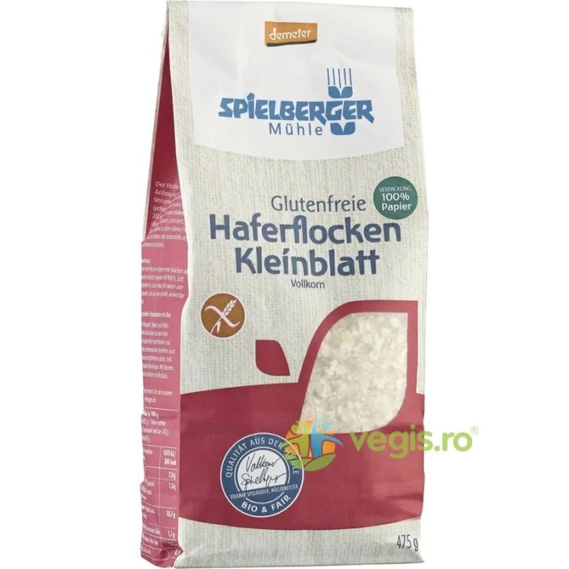 Fulgi Mici de Ovaz Integrali Ecologici/Bio 475g SPIELBERGER — preț și oferte