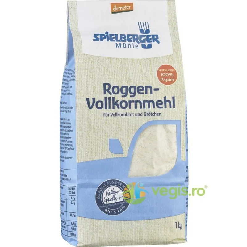 Faina Integrala de Secara Demeter Ecologica/Bio 1kg SPIELBERGER — preț și oferte