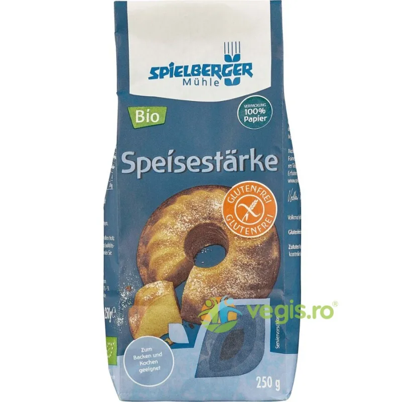 Amidon de Porumb fara Gluten Ecologica/Bio 250g SPIELBERGER — preț și oferte
