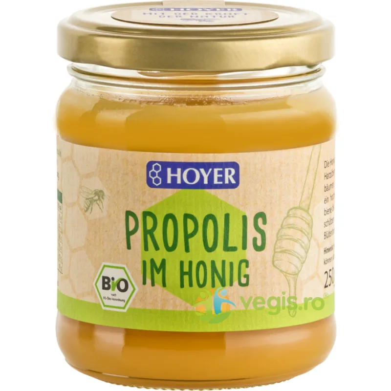 Miere cu Propolis Ecologica/Bio 250g HOYER — preț și oferte