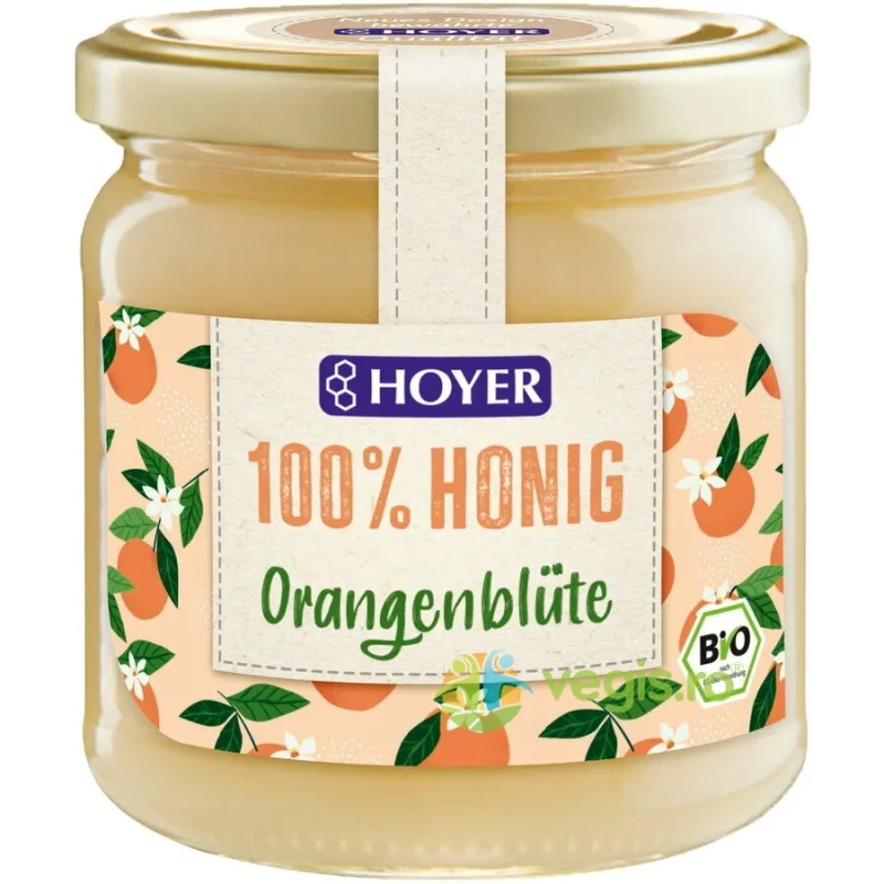 Miere din Flori de Portocal Ecologica/Bio 250g HOYER — preț și oferte
