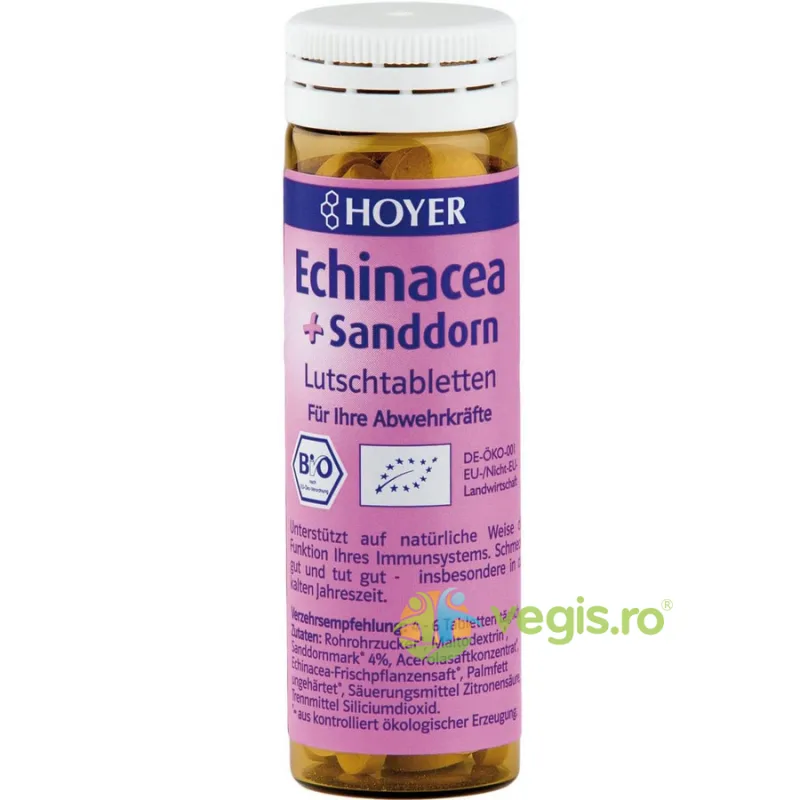 Dropsuri cu Echinacea si Catina Ecologice/Bio 60buc HOYER — preț și oferte