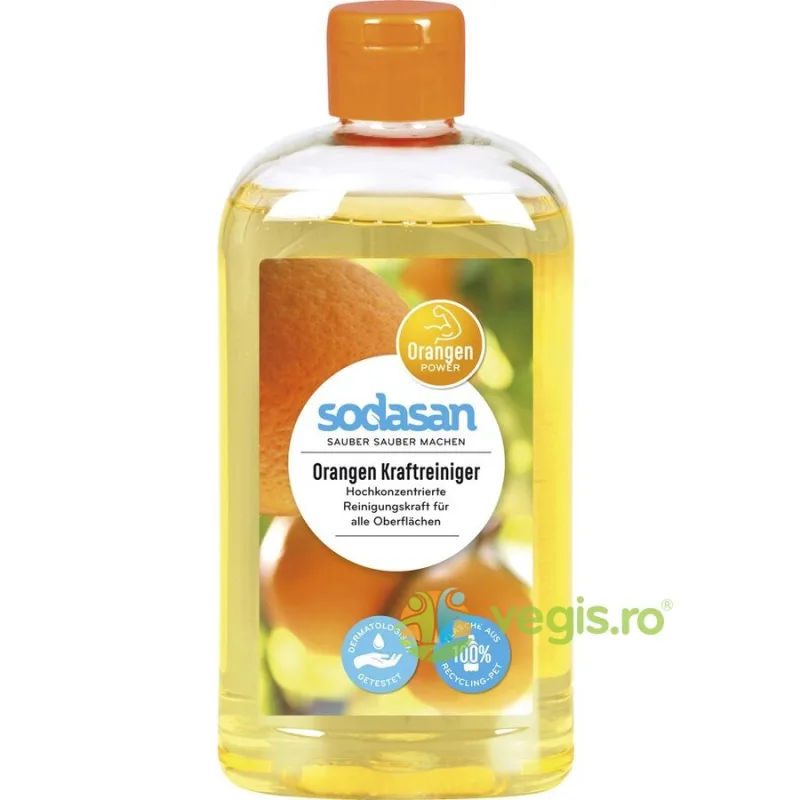 Solutie Universala de Curatat cu Portocala 500ml Sodasan — preț și oferte