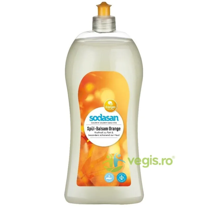 Detergent Balsam de Vase cu Portocala 1L Sodasan — preț și oferte