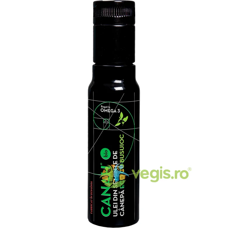 Ulei de Canepa Cu Busuioc Ecologic/Bio 100ml Canah — preț și oferte
