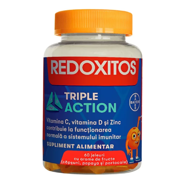 Redoxitos Triple Action, 60 jeleuri, Bayer — preț și oferte