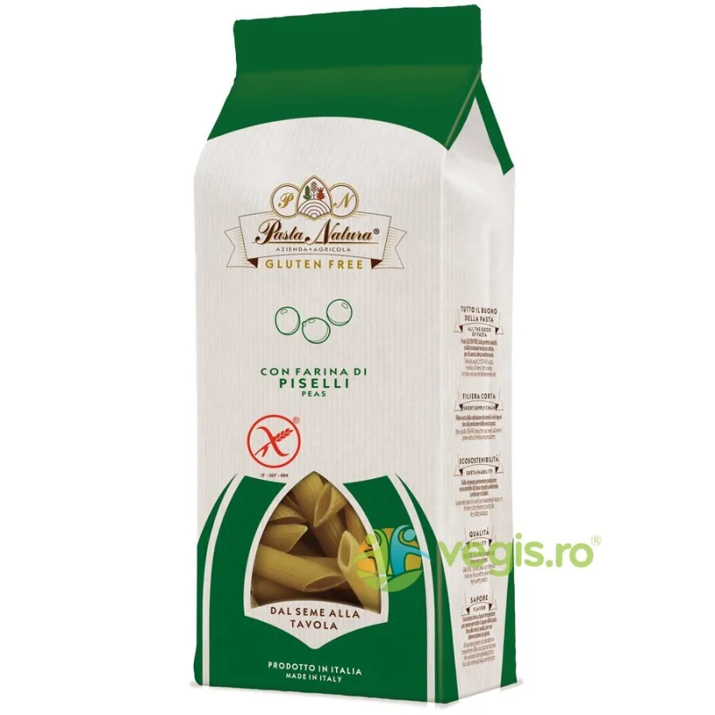 Penne din Mazare Verde fara Gluten Ecologice/Bio 250g PASTA NATURA — preț și oferte