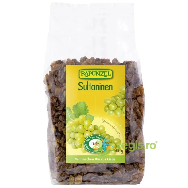 Stafide Ecologice/Bio 500g Rapunzel — preț și oferte