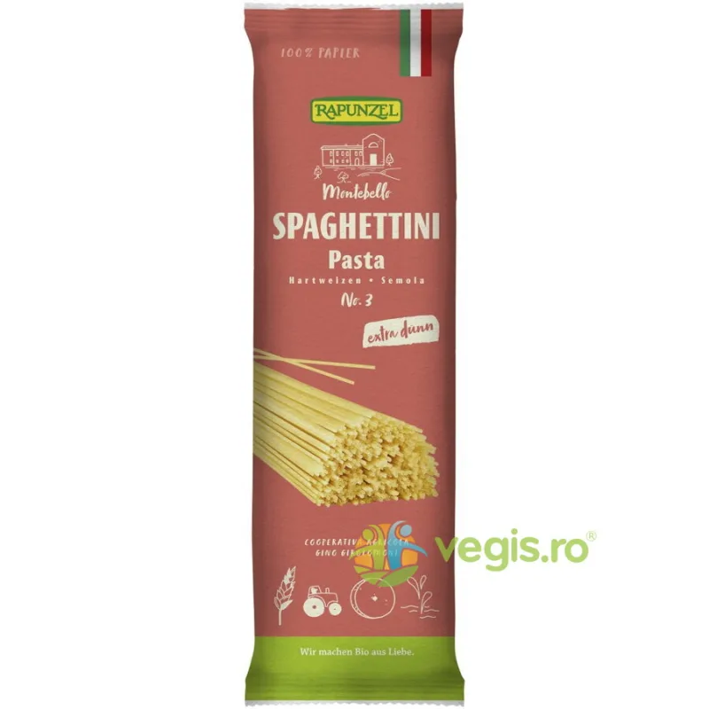 Spaghete Semola Extra Subtiri Ecologice/Bio 500g Rapunzel — preț și oferte