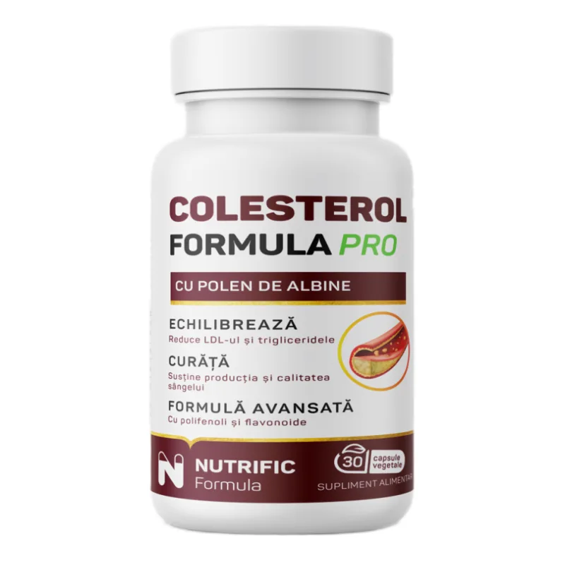 Colesterol formula Pro, 30 capsule vegetale, Nutrific — preț și oferte