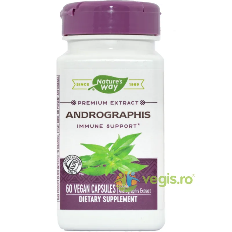 Andrographis 60cps Secom, Nature's Way — preț și oferte