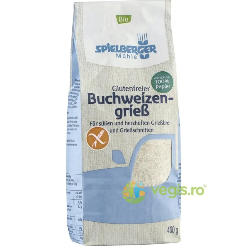 Gris din Hrisca fara Gluten Ecologic/Bio 400g SPIELBERGER — preț și oferte