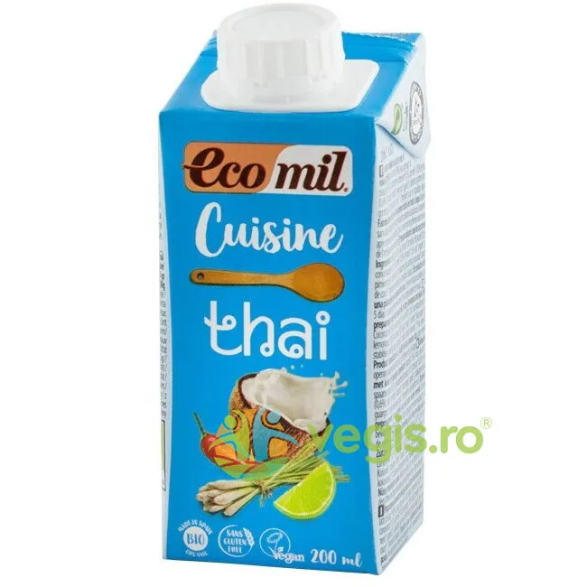 Crema Vegetala Thai pentru Gatit fara Gluten Ecologica/Bio 200ml — preț și oferte