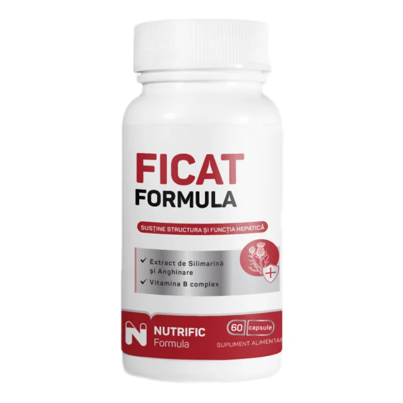 Ficat formula, 60 capsule, Nutrific — preț și oferte