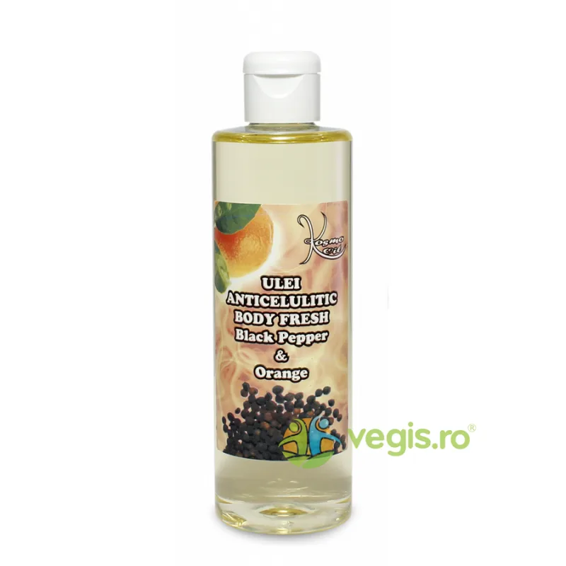 Ulei Anticelulitic cu Piper Negru si Portocala Body Fresh 250ml KOSMO LINE — preț și oferte