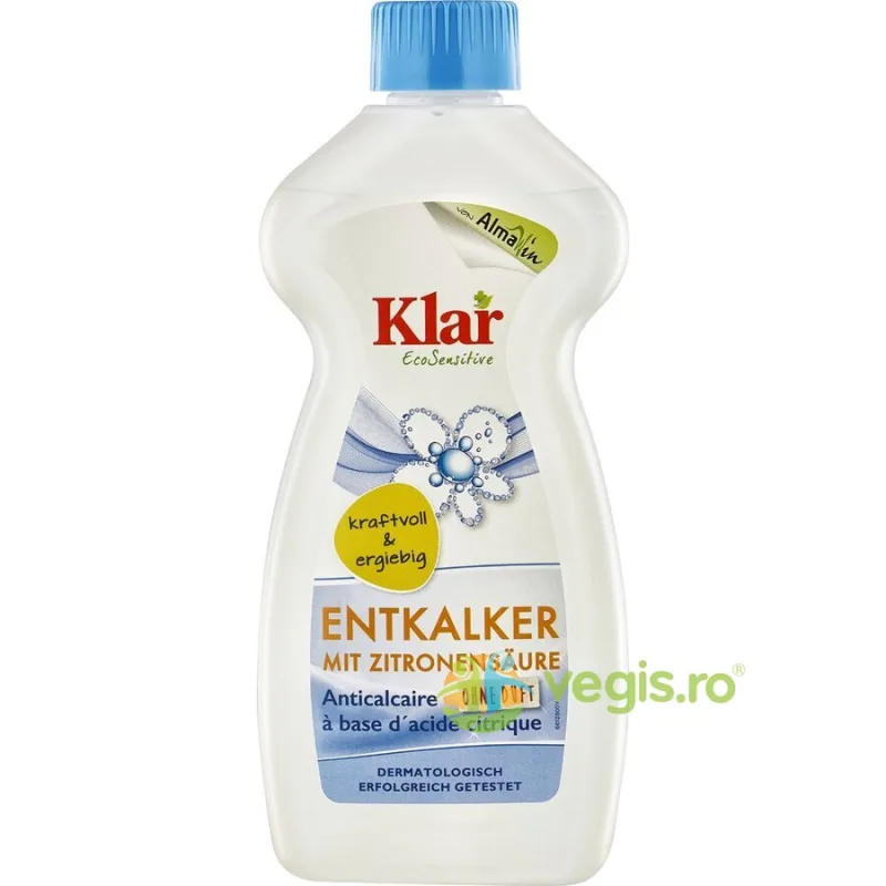 Decalcificator cu Acid Citric Ecologic/Bio 500ml KLAR — preț și oferte