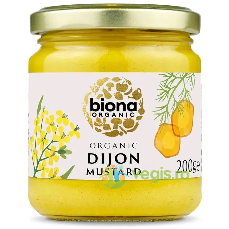 Mustar Dijon Ecologic/Bio 200ml BIONA — preț și oferte