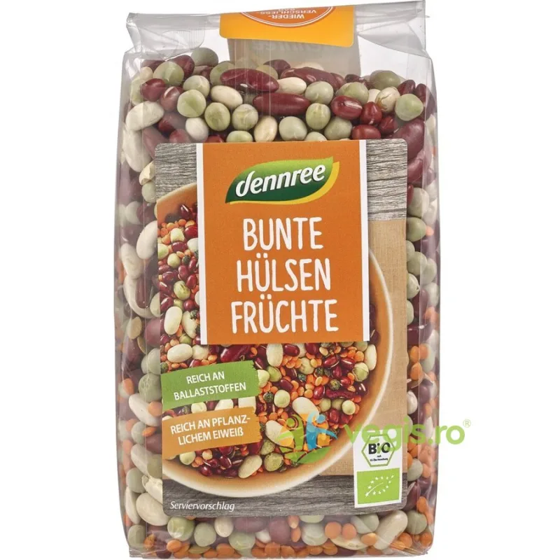 Mix Colorat din Leguminoase Ecologic/Bio 500g Dennree — preț și oferte