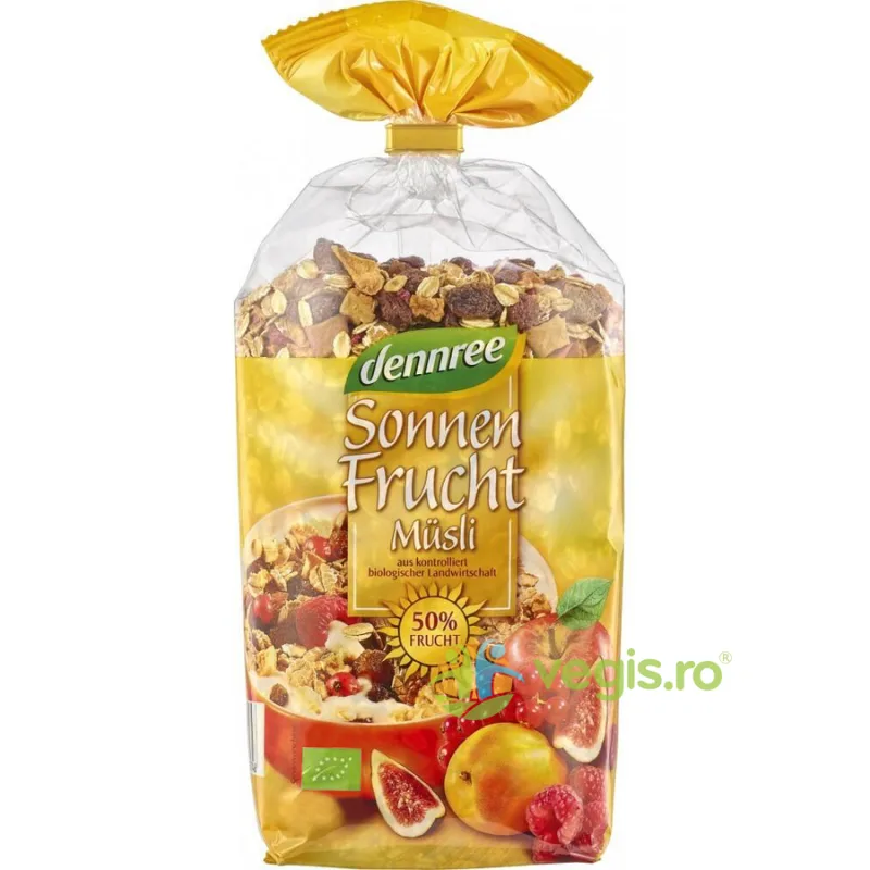 Musli cu 50% Continut de Fructe Ecologic/Bio 500g Dennree — preț și oferte