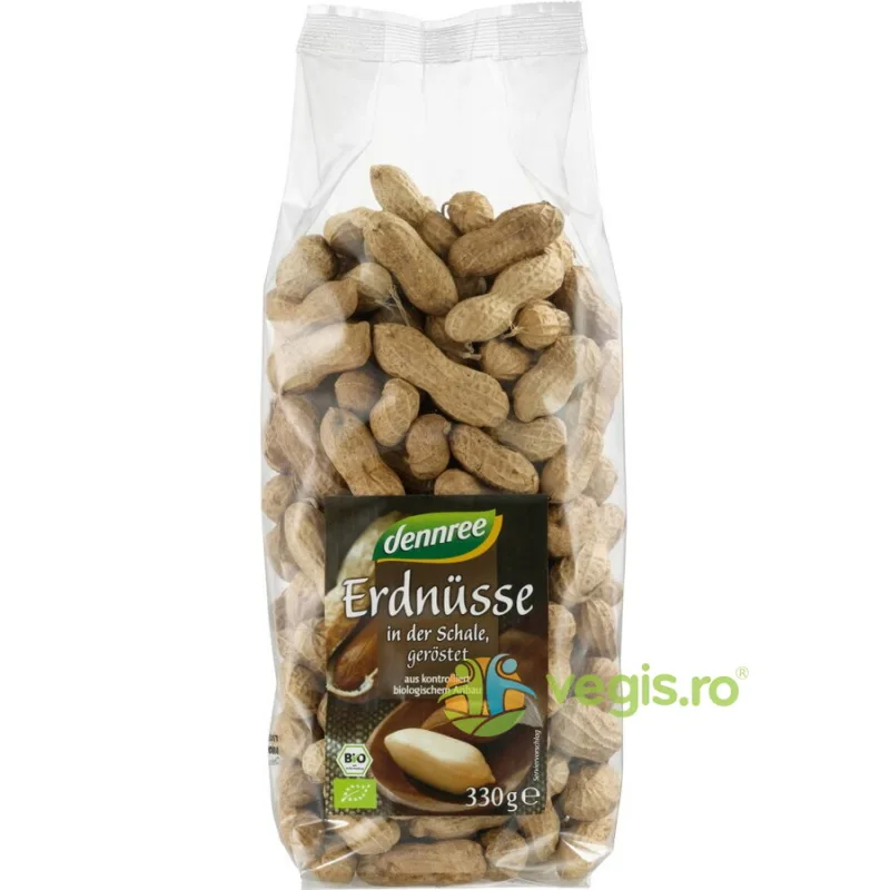 Arahide Prajite in Coaja Ecologice/Bio 330g Dennree — preț și oferte