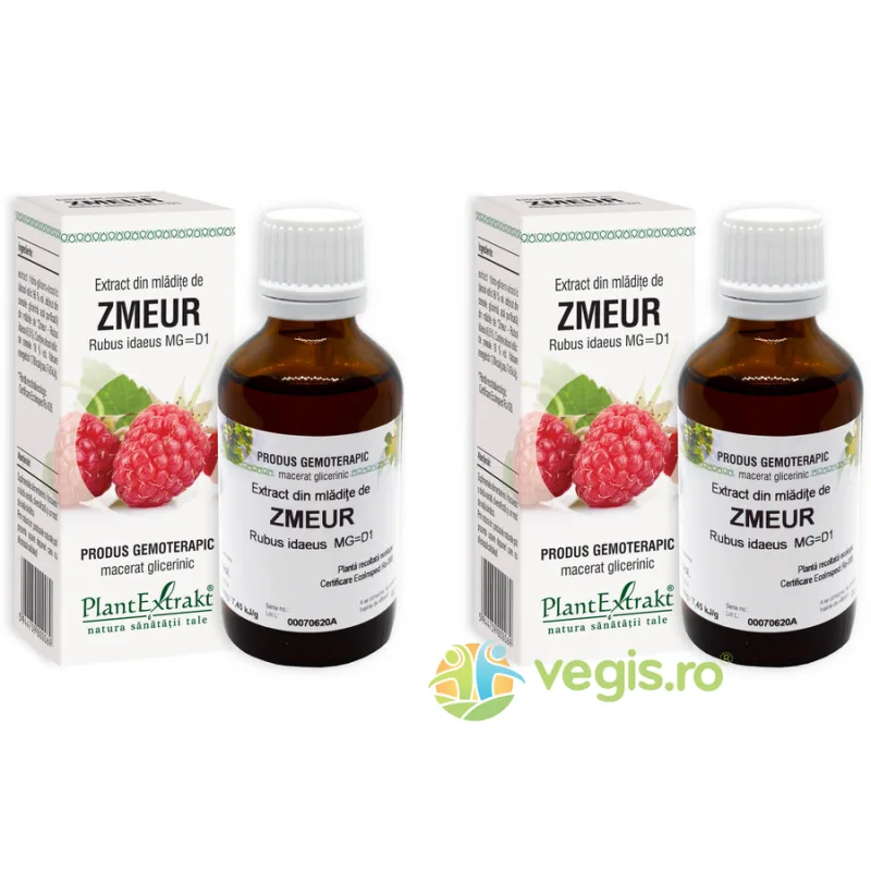Pachet Extract din Mladite de Zmeur 50ml + Extract din Mladite de Zmeur 50ml PLANTEXTRAKT — preț și oferte